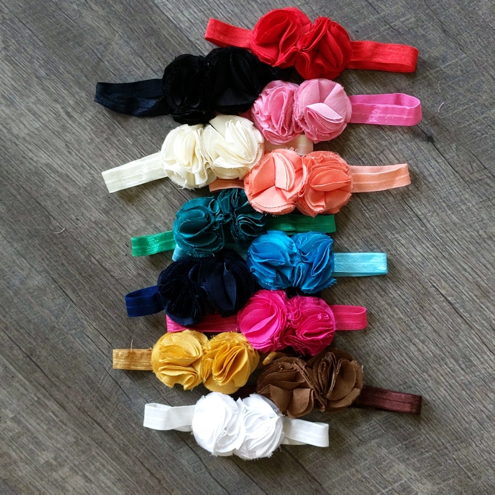 Handmade Baby Flower Headbands